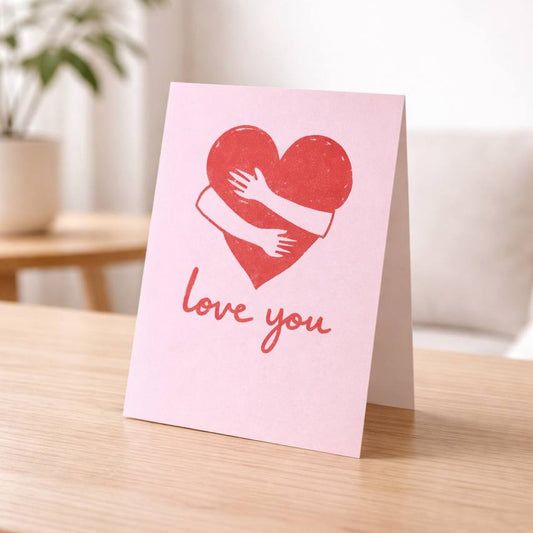 st Valentines message card