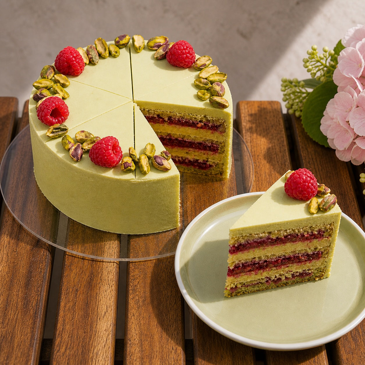 Bolo de Pistache para Aniversário 