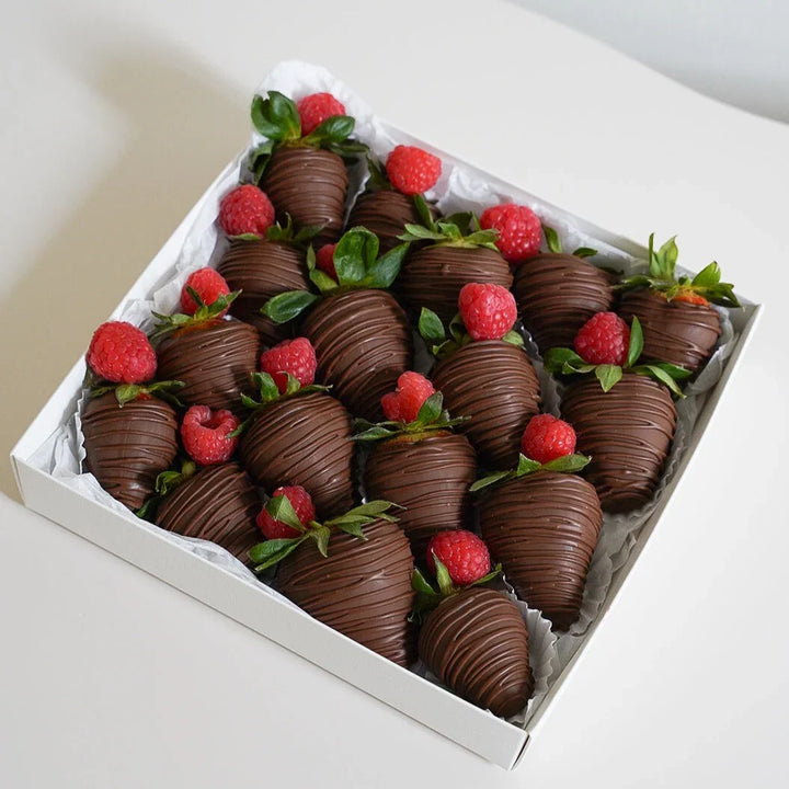 Morangos com chocolate